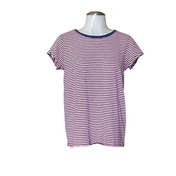 We The Free red, white and blue striped tee size M - Picture 1 of 8